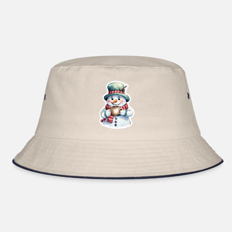 Snowman Bucket Hat