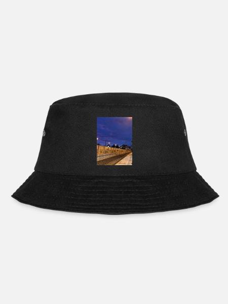 Bahnhof - Bucket Hat - Schwarz
