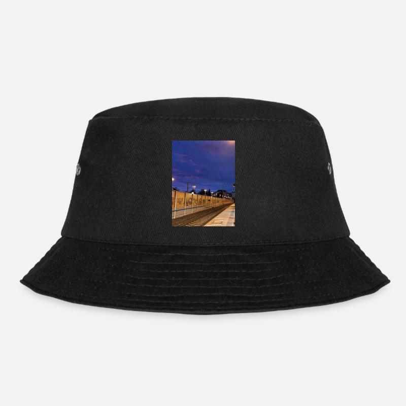 Bahnhof - Bucket Hat - Schwarz