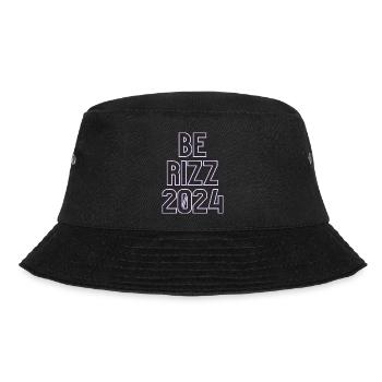 Logo - be Rizz - Bucket Hat - Schwarz - Vorne - Lela (165cm)