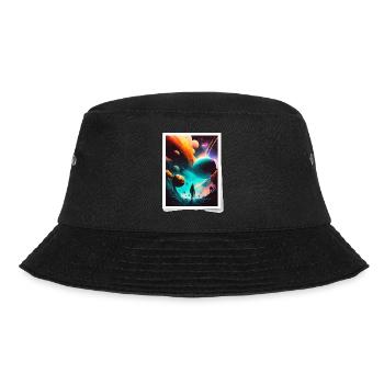 Cosmic Journey - Bucket Hat - black - Front - Lela (165cm)