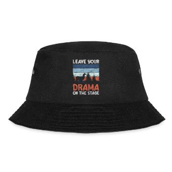 Schauspielerin Theaterstück Regie Vorhang - Bucket Hat - Schwarz - Vorne - Lela (165cm)