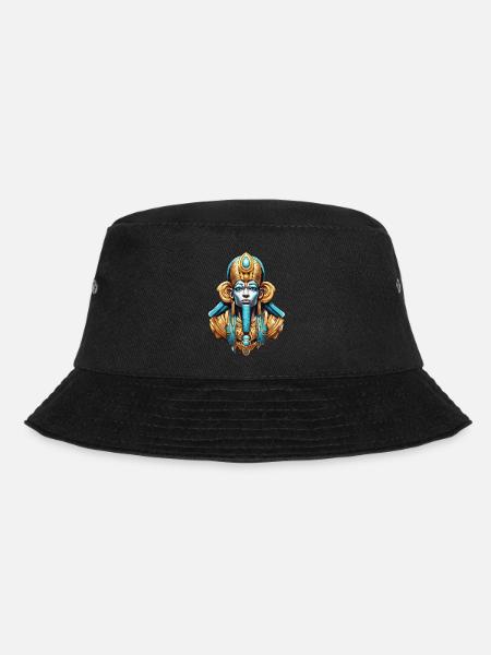 Ägypten / Pharao / Mumien / Hieroglyphen / Sphinx - Bucket Hat - Schwarz