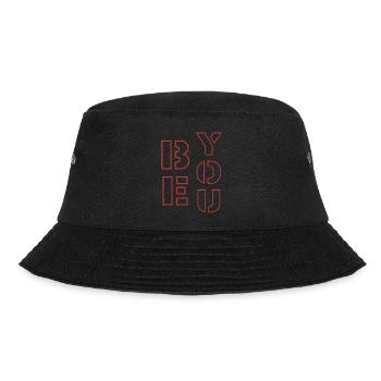 Be you - Bucket Hat - Schwarz - Vorne - Lela (165cm)