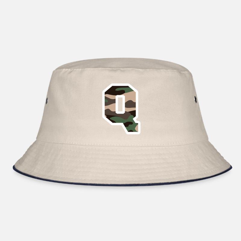 lettre Q camouflage militaire-idée cadeau Bob