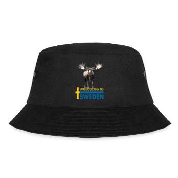 Schweden Schwedischer Elch bestes Tier Geweih Hirsch Hirsch - Bucket Hat - Schwarz - Vorne - Lela (165cm)