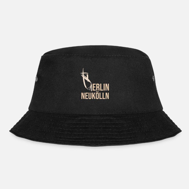 Chapeau de pêcheur de Berlin Neukölln - Bob - noir