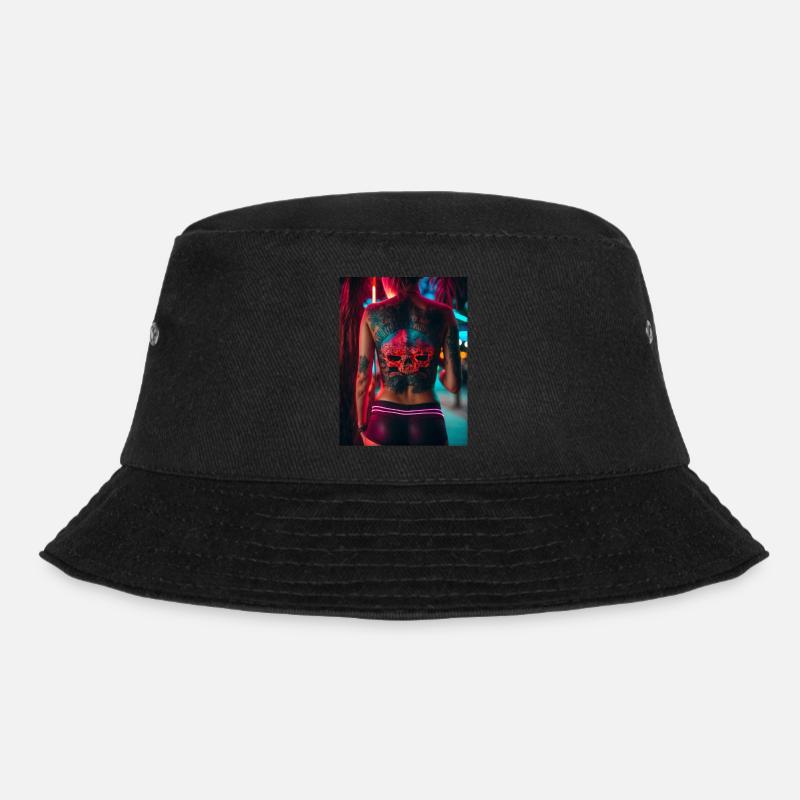 Summer Nights - Bucket Hat - Schwarz