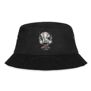 Best Mom Ever Elephant Floral Crown Motherhood - Bucket Hat - Schwarz - Vorne - Lela (165cm)