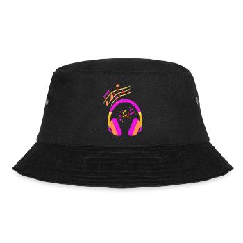 Persönliche Musik - Bucket Hat - Schwarz - Vorne - Lela (165cm)