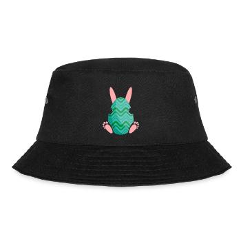 Pâques / Lapin de Pâques / t-shirt humour pâques - Bob - noir - Devant - Lela (165cm)