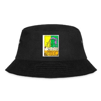 EC Woman I Pink I Gift I Mother's Day I Holiday - Bucket Hat - black - Front - Lela (165cm)