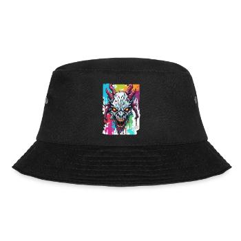 Wendigo / böser Geist / Besitzergreifend / Horror - Bucket Hat - Schwarz - Vorne - Lela (165cm)