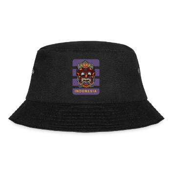 Barong Mythischer Löwe Bali Indonesien Reise - Bucket Hat - Schwarz - Vorne - Lela (165cm)