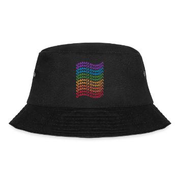 Lgbt. Embrace diversity - Bucket Hat - black - Front - Lela (165cm)