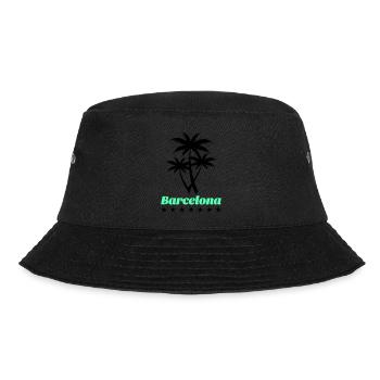 barcelona - Bucket Hat - Schwarz - Vorne - Lela (165cm)