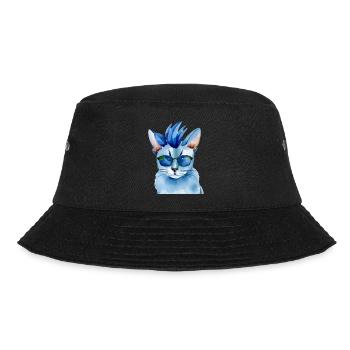 Cadeau de chemise de chat punk rock vraiment cool - Bob - noir - Devant - Lela (165cm)