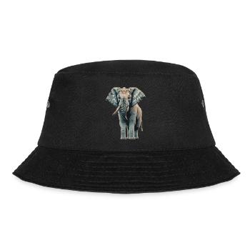 Blue Elephant - Bucket Hat - black - Front - Lela (165cm)
