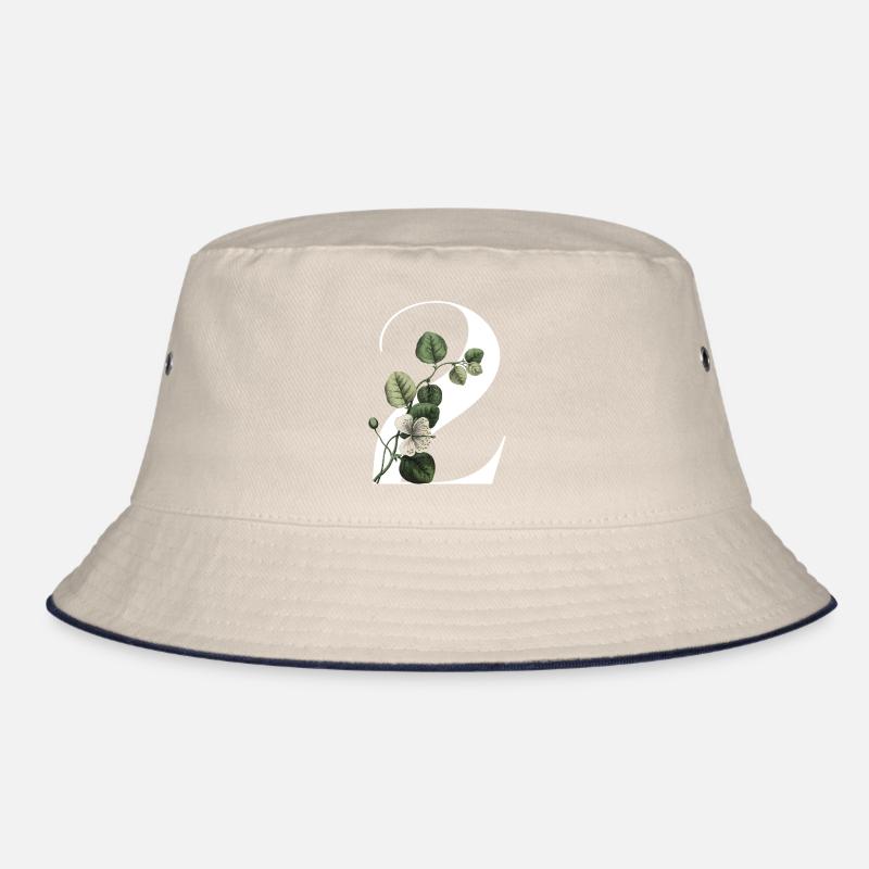 Nummer 2 Blumengrün - 2. Blumengeburtstag Bucket Hat