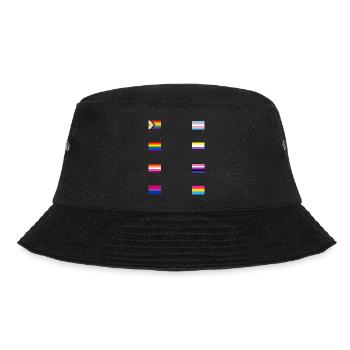 LGBTQ Pride Flags - Bucket Hat - black - Front - Lela (165cm)