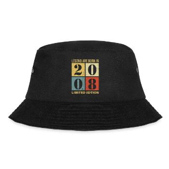 Original Calendar 2008 Vintage Birthday Rec - Bucket Hat - black - Front - Lela (165cm)