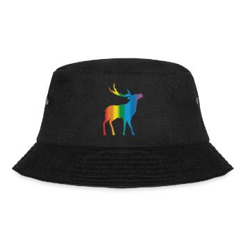 Hirsch - Bucket Hat - Schwarz - Vorne - Lela (165cm)