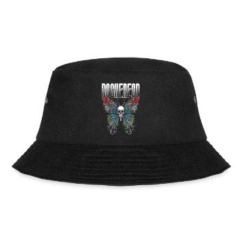 Lebendige Schädel & Schmetterling Ätherische Flügel - Bucket Hat - Schwarz - Vorne - Lela (165cm)