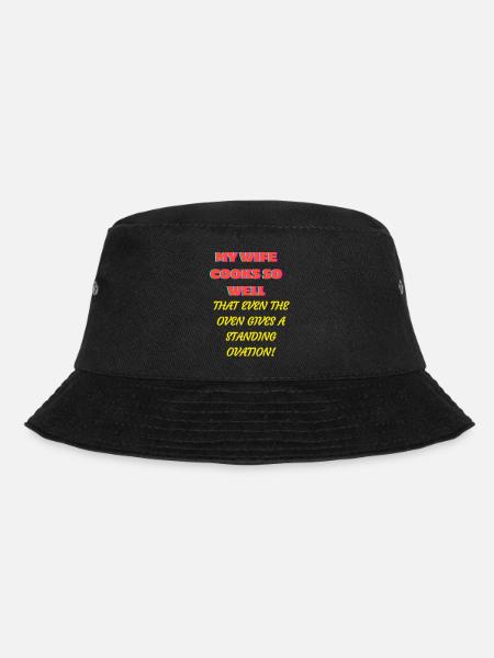 Funny t-shirt for a gift, retro style. - Bucket Hat - black