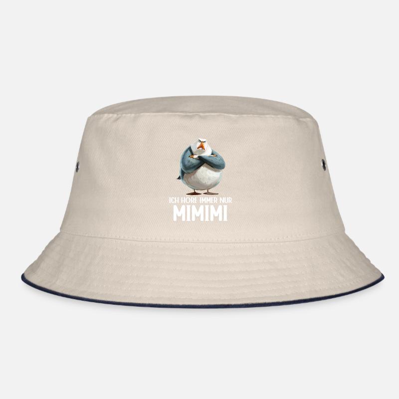 Möwe Seevogel Ich höre immer nur Mimimi Bucket Hat