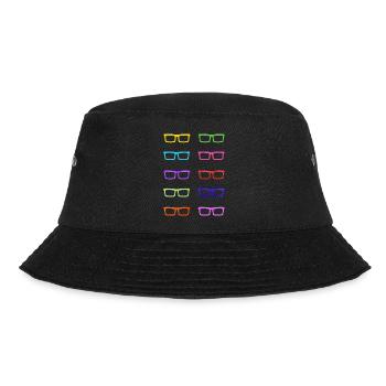 Colourful Glasses - Bucket Hat - black - Front - Lela (165cm)