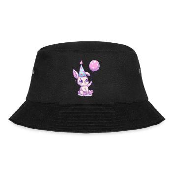 Hase Geburtstag Comic - Bucket Hat - Schwarz - Vorne - Lela (165cm)