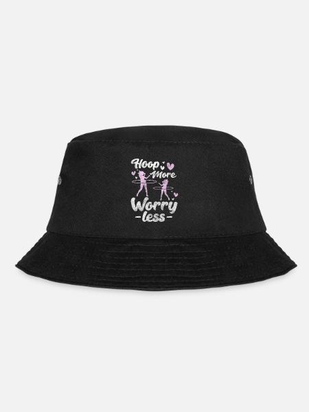 Reifen Hula Home Workout Spaß - Bucket Hat - Schwarz