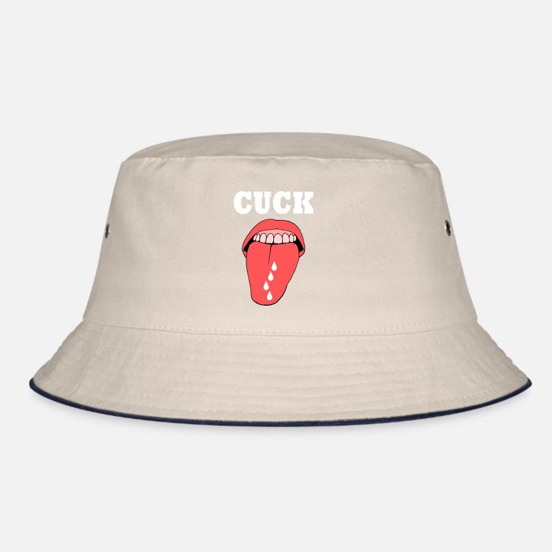 cuckold cuck zunge Bucket Hat