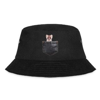 Wiesel - Bucket Hat - Schwarz - Vorne - Lela (165cm)