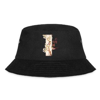 Blüten Chinesisches Neujahrskunstwerk Blossoms - Bucket Hat - Schwarz - Vorne - Lela (165cm)