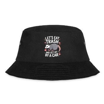 Opossum Possum Animal - Bucket Hat - black - Front - Lela (165cm)