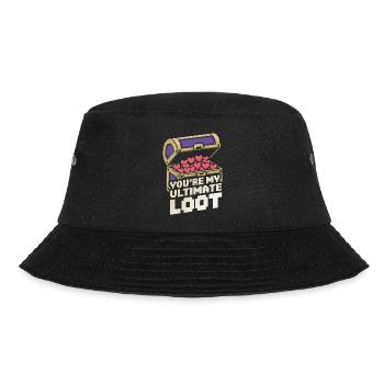 You are my ultimate loot - Bucket Hat - black - Front - Lela (165cm)