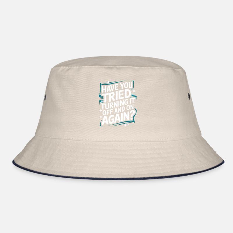 Technischer Support Computerfreak Nerd Bucket Hat