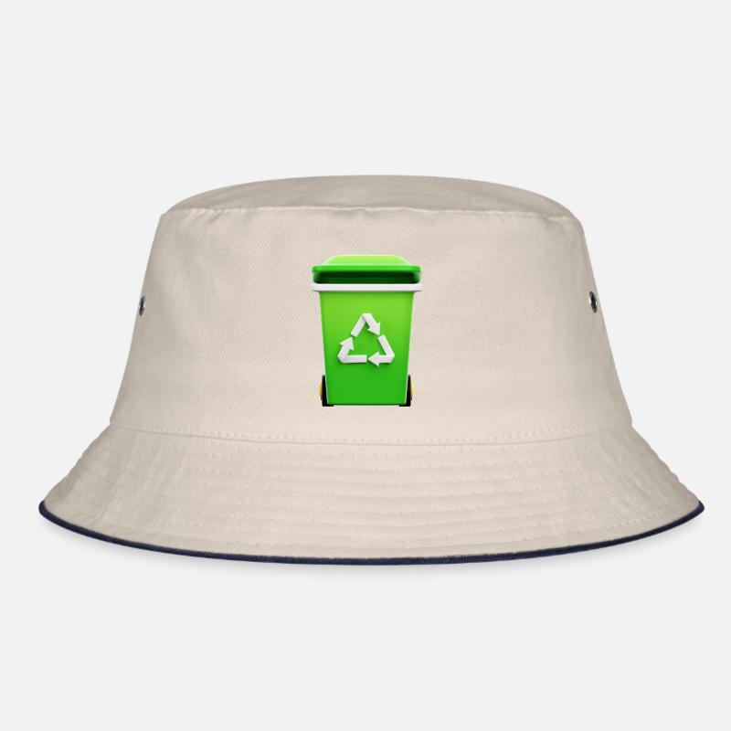 Recycling, bin, selective sorting Bucket Hat