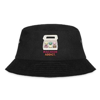Life's Better with Macarons – Sweet Treat - Bucket Hat - black - Front - Lela (165cm)