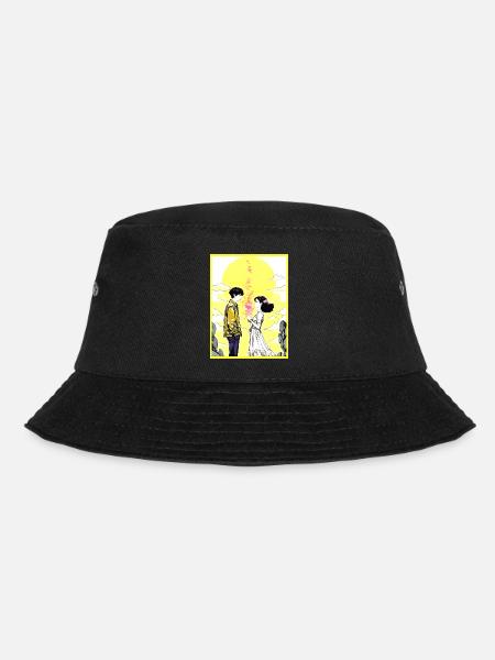 Liebendes Paar - Bucket Hat - Schwarz