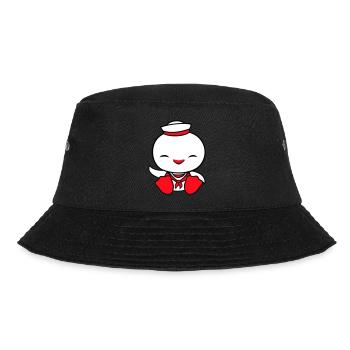 Canard marin marin marin chapeau de marin ondulant joyeusement - Bob - noir - Devant - Lela (165cm)