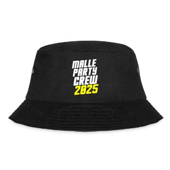 Malle Party Crew 2025 - Bucket Hat - Schwarz - Vorne - Lela (165cm)