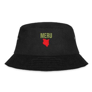 Meru Kenya Souvenir - Bucket Hat - black - Front - Lela (165cm)