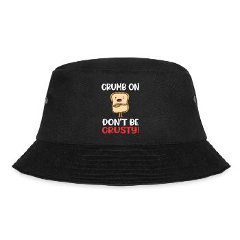 Knoblauch Brot - Bucket Hat - Schwarz - Vorne - Lela (165cm)