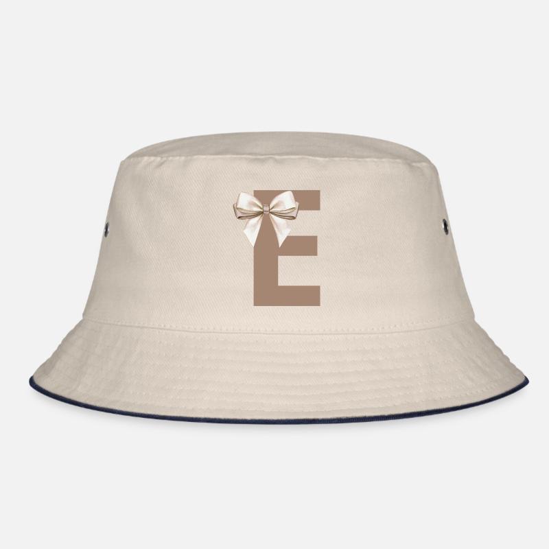 Letter E Knot Bucket Hat