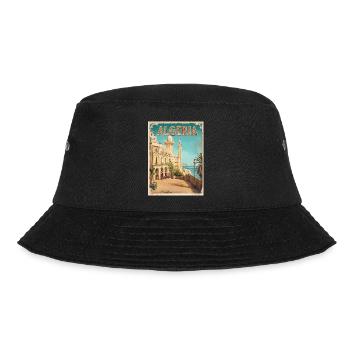 Algerien Küste Historischer Blick - Bucket Hat - Schwarz - Vorne - Lela (165cm)