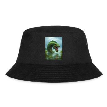Taniwha, Māori water guardian from New Zealand - Bucket Hat - black - Front - Lela (165cm)