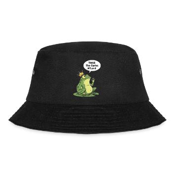 Regal Frog Carbohydrate King Design - Bucket Hat - black - Front - Lela (165cm)