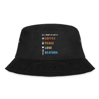 Beatbox - Bucket Hat - Schwarz - Vorne - Lela (165cm)